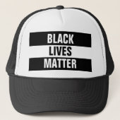 Black Lives Materie Hat Truckerkappe (Vorderseite)