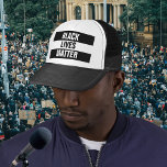 Black Lives Materie Hat Truckerkappe<br><div class="desc">Zeigen Sie Ihre Unterstützung für die Bewegung "Black Lives Matter",  die sich dem gewaltfreien Protest und der Rassengerechtigkeit verschrieben hat.</div>