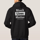 Black Lives Materie Hoodie (Rückseite)