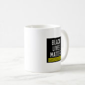 Black Lives Materie Kaffeetasse (VorderseiteRechts)