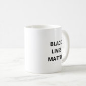 Black Lives Materie Kaffeetasse (VorderseiteRechts)