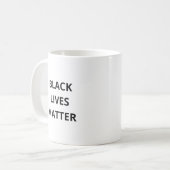 Black Lives Materie Kaffeetasse (Vorderseite Links)