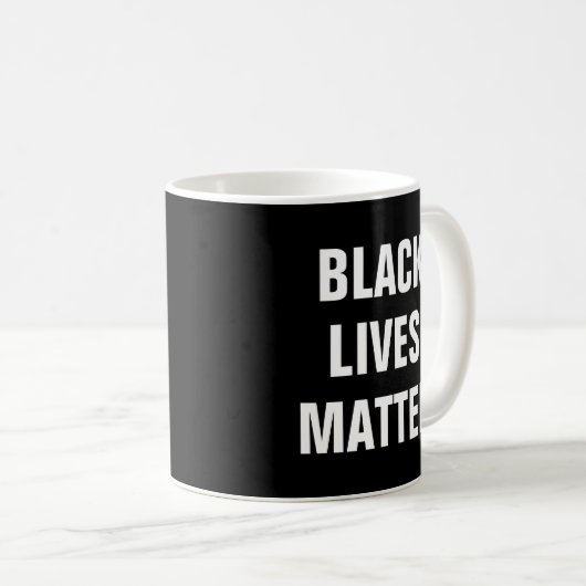 Black Lives Materie Kaffeetasse (VorderseiteRechts)