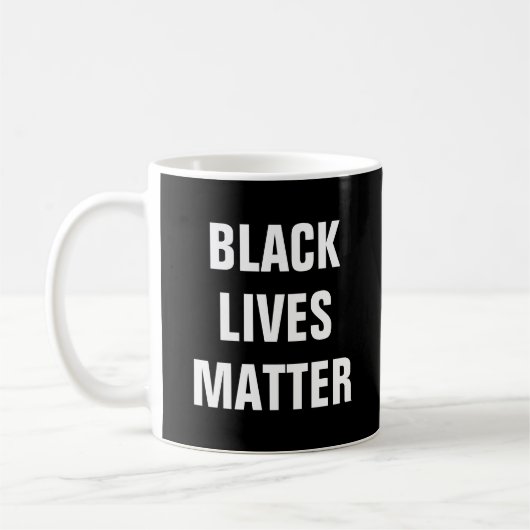 Black Lives Materie Kaffeetasse (Links)