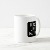 Black Lives Materie Kaffeetasse (VorderseiteRechts)