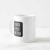 Black Lives Materie Kaffeetasse (Vorderseite Links)