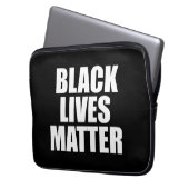 Black Lives Materie Laptopschutzhülle (Vorderseite Links)