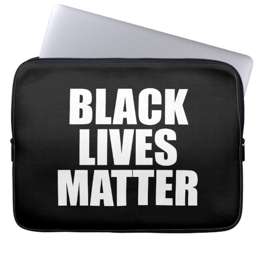 Black Lives Materie Laptopschutzhülle (Vorderseite)