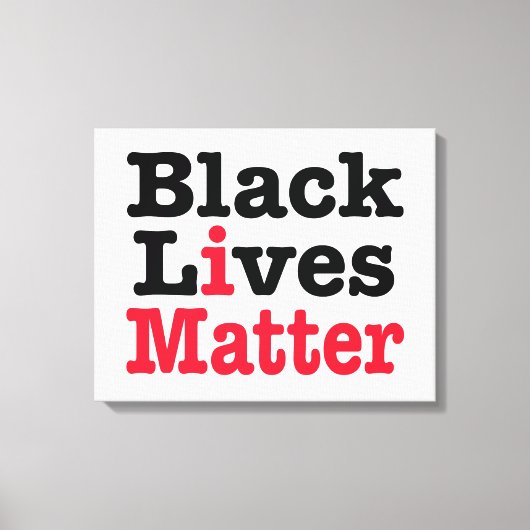 Black Lives Materie Leinwanddruck (Vorderseite)