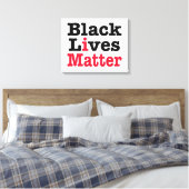 Black Lives Materie Leinwanddruck (Insitu (Schlafzimmer))