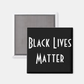 Black Lives Materie Magnet (Vorderseite/Rückseite)