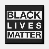 Black Lives Materie Magnet (Vorne)