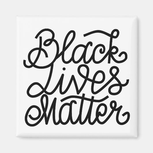 Black Lives Materie Magnet (Vorne)