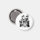 Black Lives Materie Magnet (Vorderseite/Rückseite)