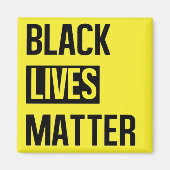 Black Lives Materie Magnet (Vorne)