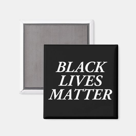 Black Lives Materie Magnet (Vorderseite/Rückseite)