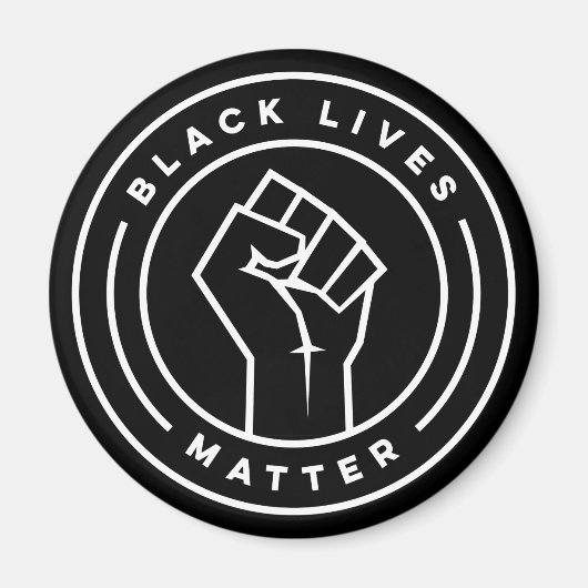 Black Lives Materie Magnet (Vorne)