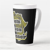 Black Lives Materie Milchtasse (Rechte Ecke)