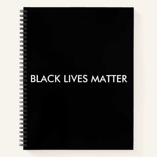 Black Lives Materie Notizblock (Vorderseite)