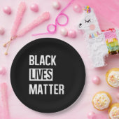 Black Lives Materie Pappteller (Party)