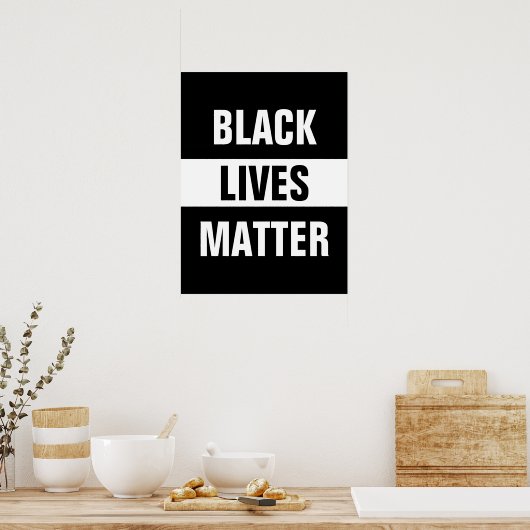 Black Lives Materie Poster (Küche)
