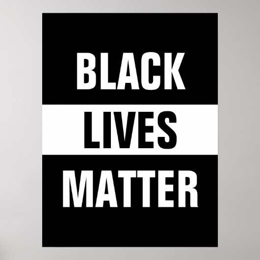 Black Lives Materie Poster (Vorne)