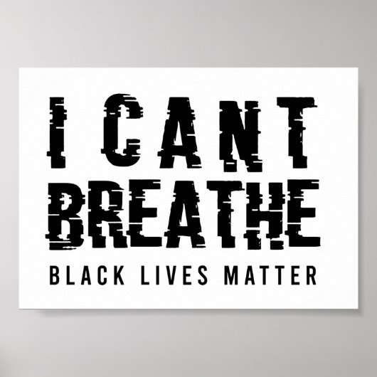 Black Lives Materie Poster (Vorne)