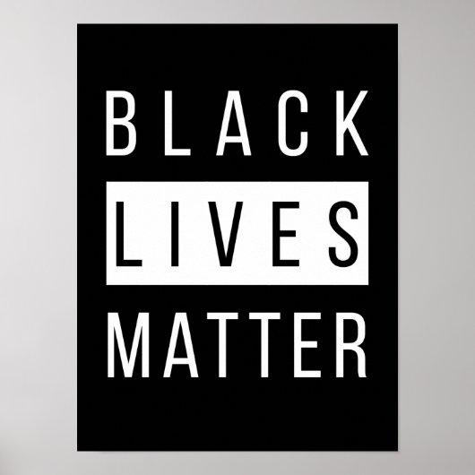 Black Lives Materie Poster (Vorne)