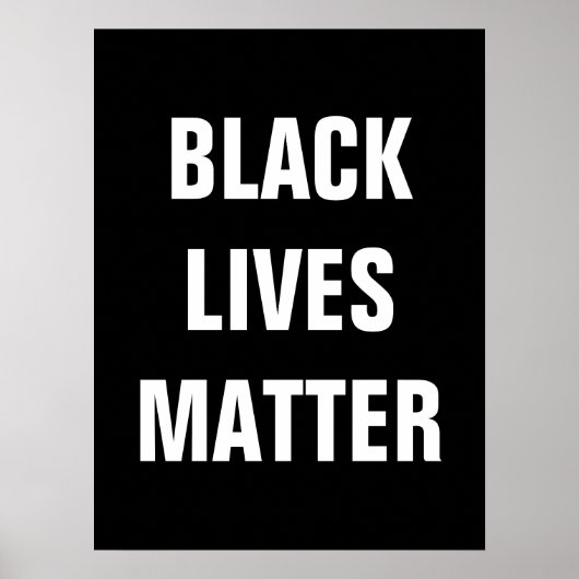 Black Lives Materie Poster (Vorne)