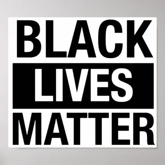 Black Lives Materie Poster (Vorne)