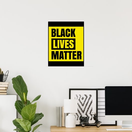 Black Lives Materie Poster (Heimbüro)