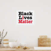 Black Lives Materie Poster (Küche)