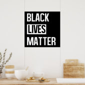 Black Lives Materie Poster (Küche)