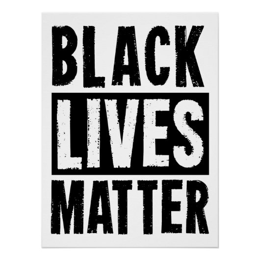 Black Lives Materie Poster (Vorderseite)