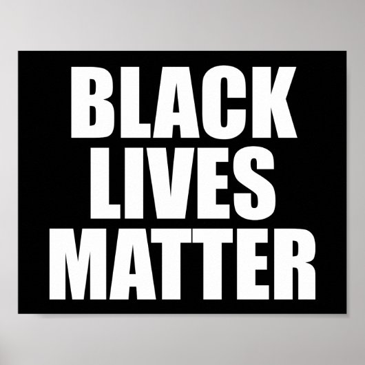 Black Lives Materie Poster (Vorne)