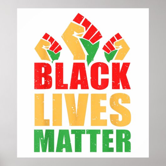 Black Lives Materie Poster (Vorne)