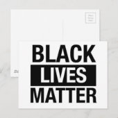 Black Lives Materie Postkarte (Vorne/Hinten)