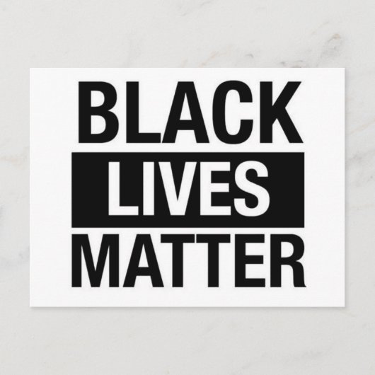 Black Lives Materie Postkarte (Vorderseite)