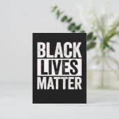 Black Lives Materie Postkarte (Stehend Vorderseite)