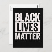 Black Lives Materie Postkarte (Vorne/Hinten)