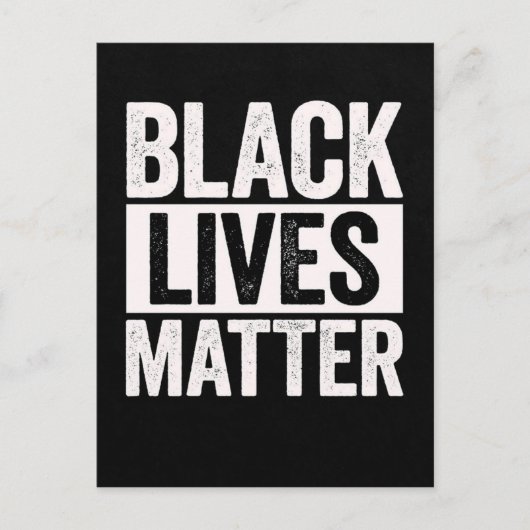 Black Lives Materie Postkarte (Vorderseite)