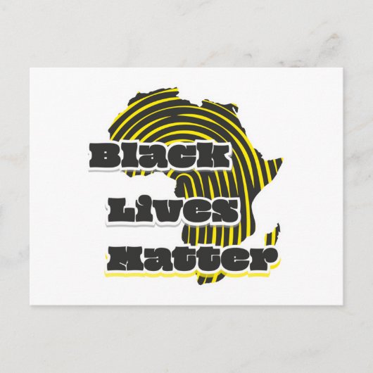 Black Lives Materie Postkarte (Vorderseite)