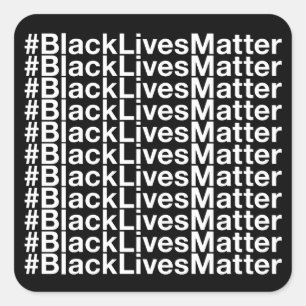 Black Lives Materie Quadratischer Aufkleber