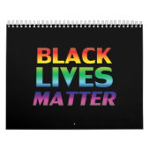 Black Lives Materie Regenbogen Farben Gay Pride sc Kalender (Titelbild)
