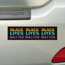 Black Lives Materie Regenbogentypografie schwarz