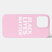 Black Lives Materie rosa moderne Typografie Case-Mate iPhone Hülle (Rückseite (Horizontal))