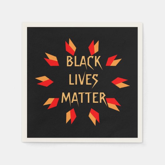 Black Lives Materie Serviette (Vorderseite)