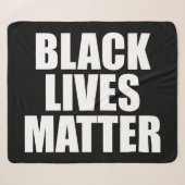 Black Lives Materie Sherpadecke (Vorderseite (Horizontal))