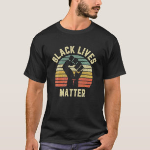 Black Lives Materie Shirt Cool Retro Design für B