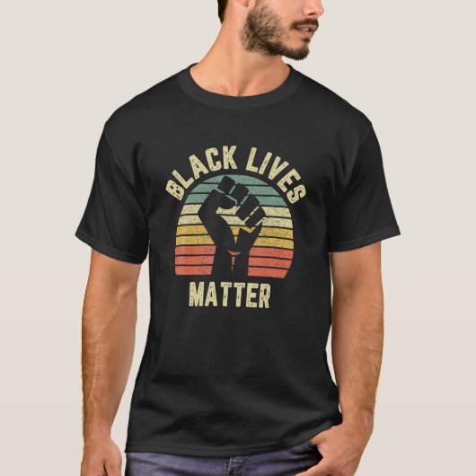 Black Lives Materie Shirt Cool Retro Design für BL (Vorderseite)